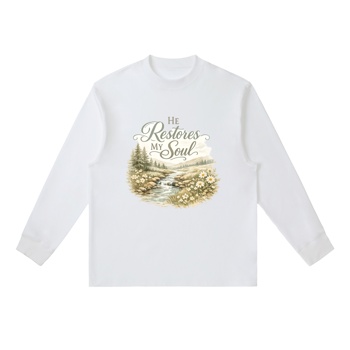 Essential Crewneck Long-Sleeve T-Shirt