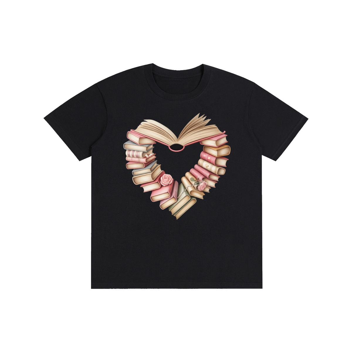 Pure Cotton Unisex T-Shirt heartbooks