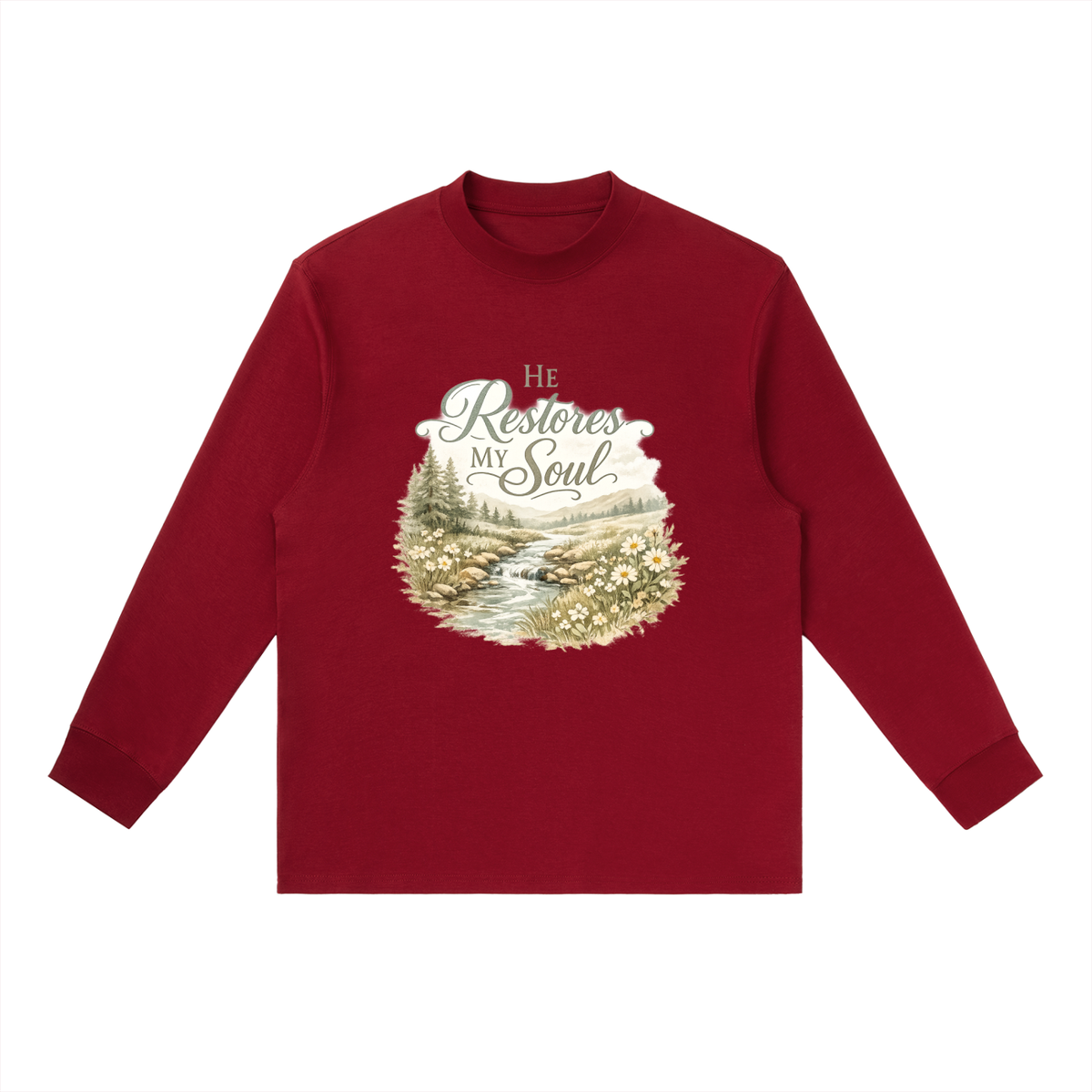Essential Crewneck Long-Sleeve T-Shirt