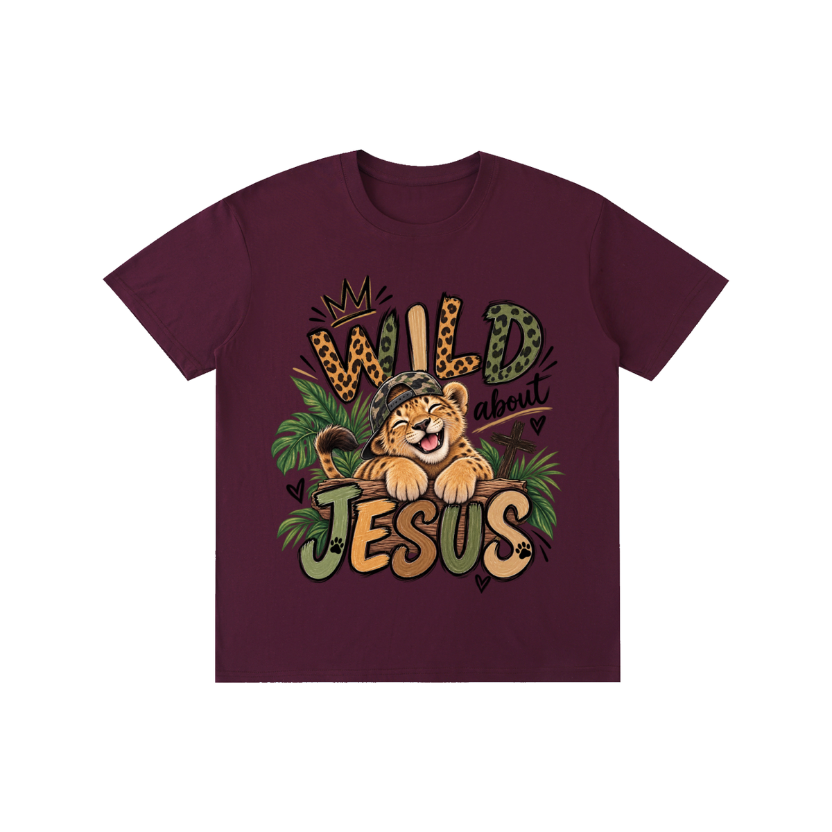 Pure Cotton Unisex T-Shirt Wild about Jesus