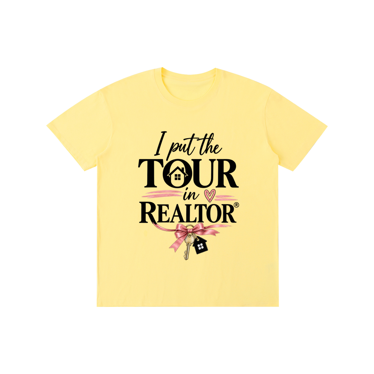 Pure Cotton Unisex T-Shirt I put the tour in REALATOUR
