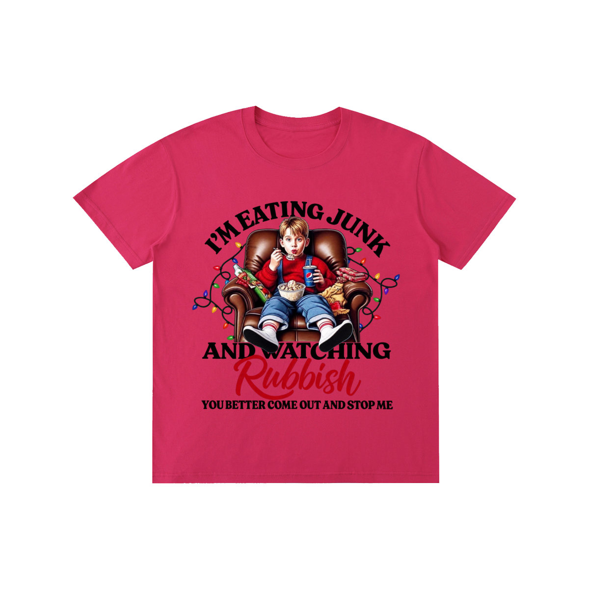 Pure Cotton Unisex T-Shirt home alone