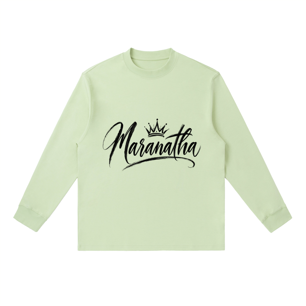 Essential Crewneck Long-Sleeve T-Shirt Maranatha