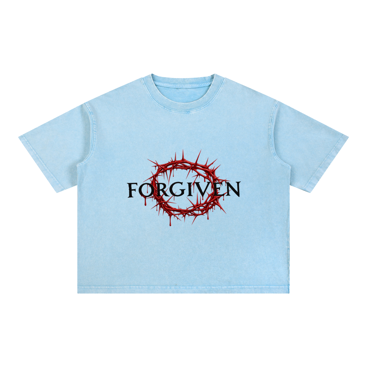 Mineral Wash Boxy Cotton T-Shirt