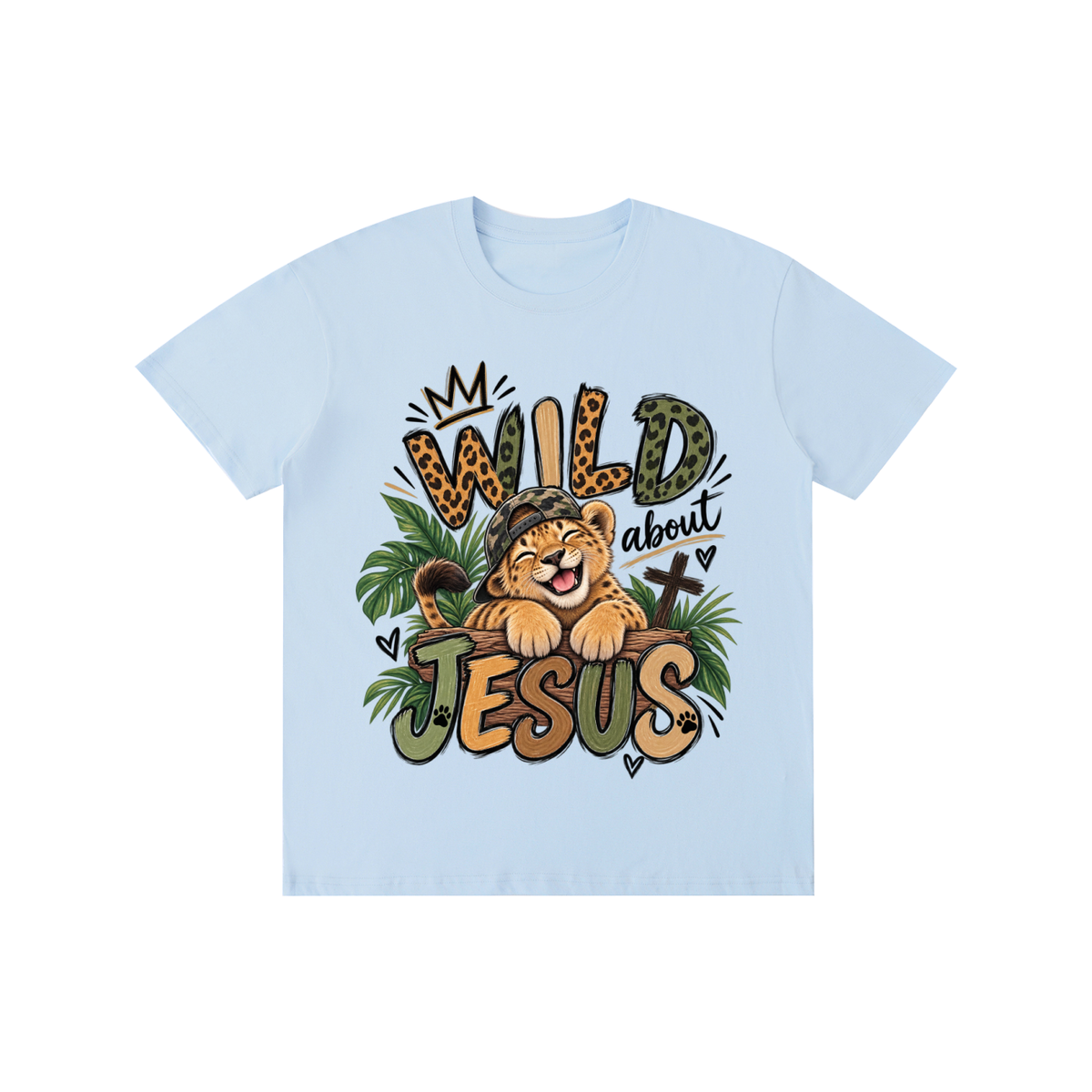 Pure Cotton Unisex T-Shirt Wild about Jesus