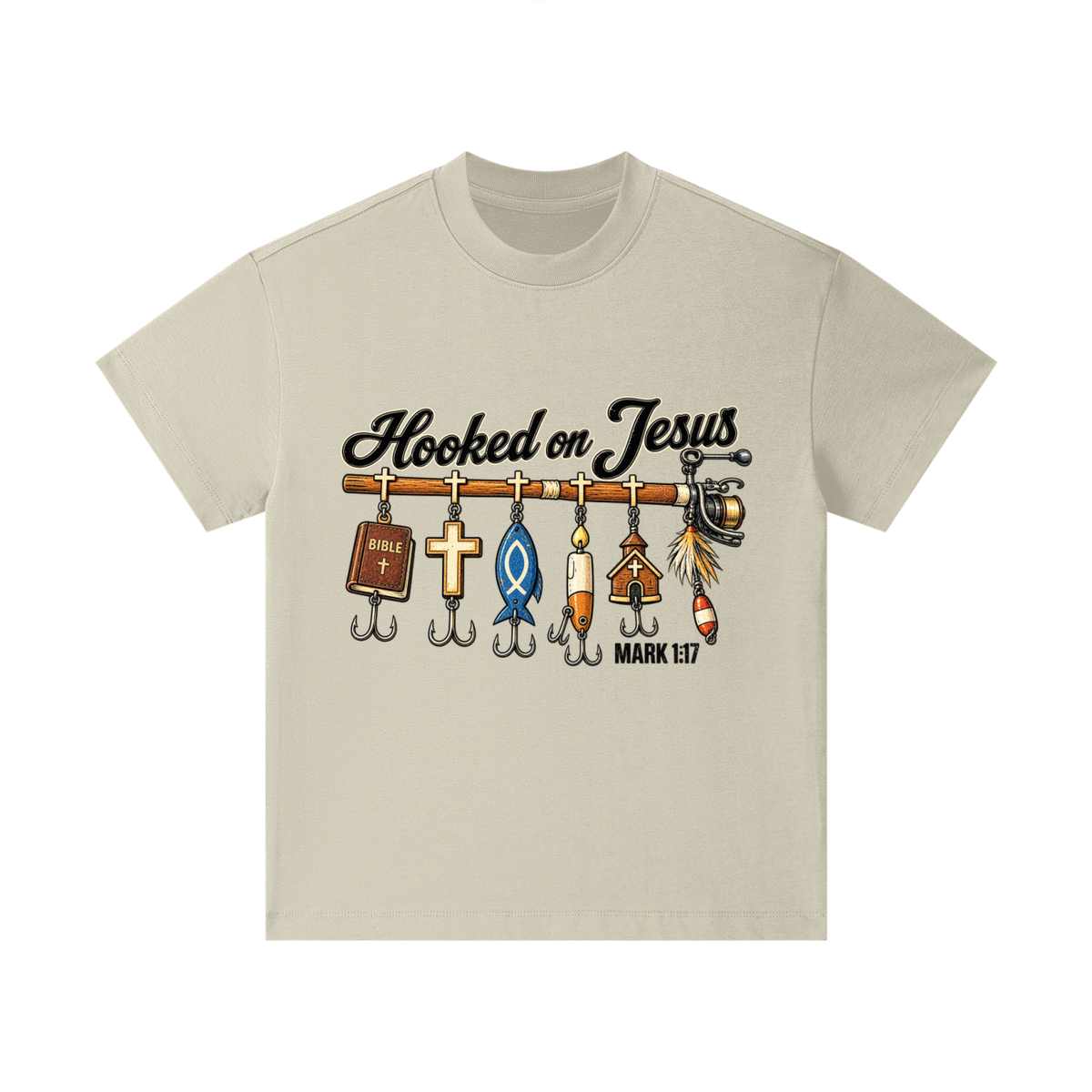 Pure Cotton Essential Kids T-Shirt HookedonJesus