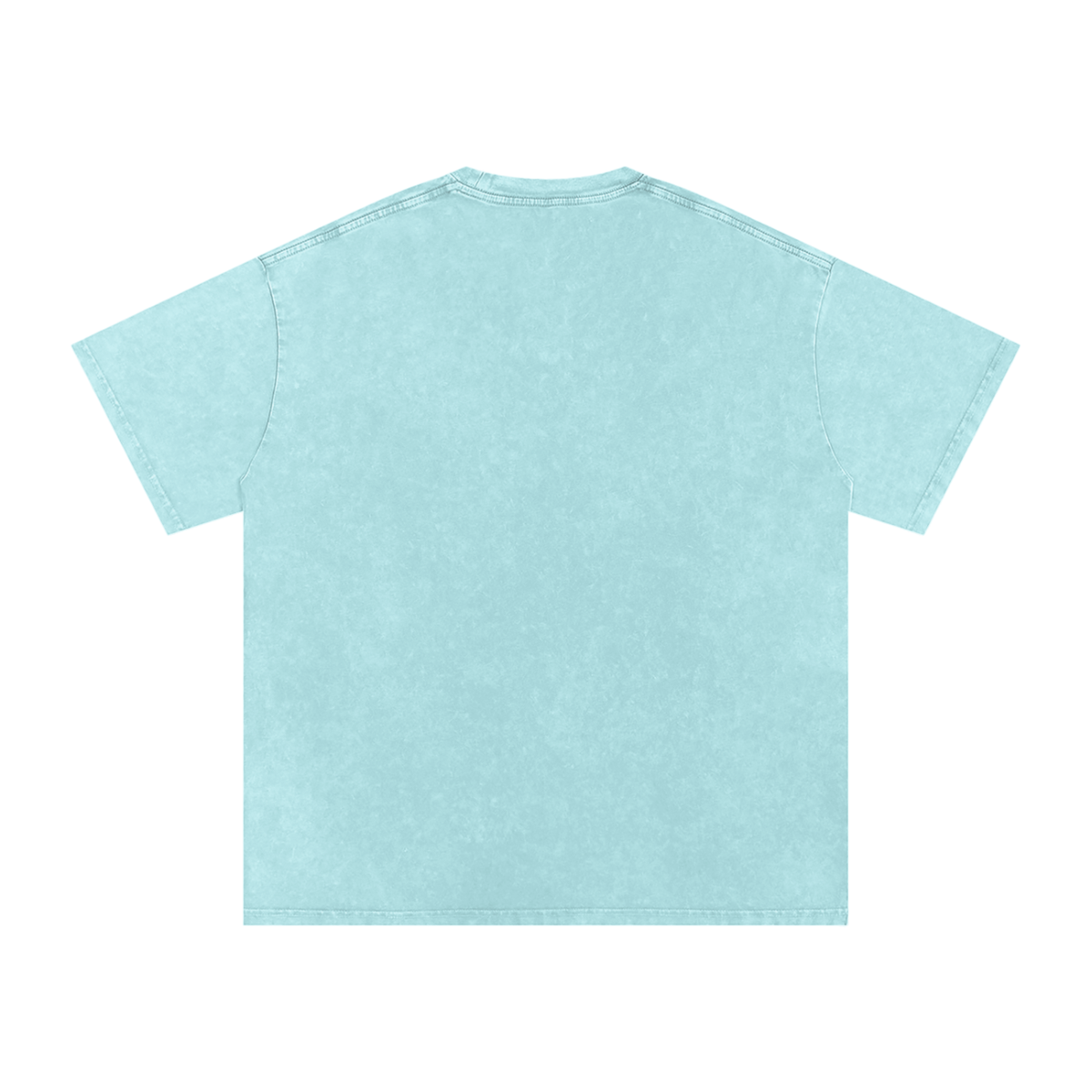 Snow Washed Oversized Cotton T-Shirt 5000