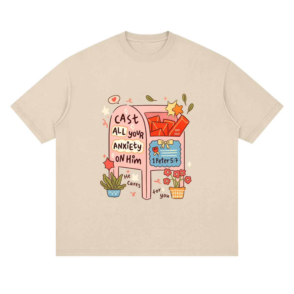 Streetwear Loose Drop Shoulder T-Shirt