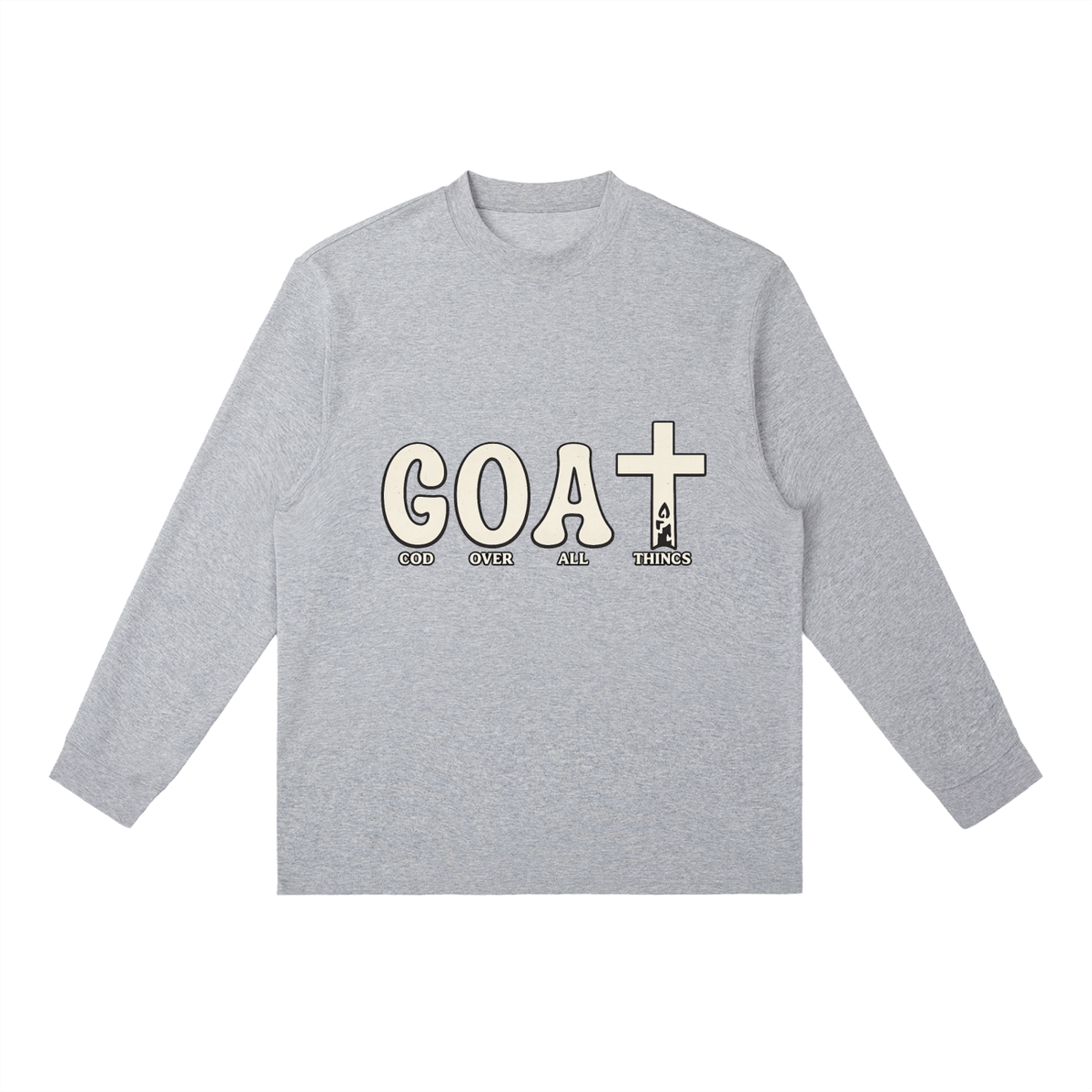 Essential Crewneck Long-Sleeve T-Shirt GOAT