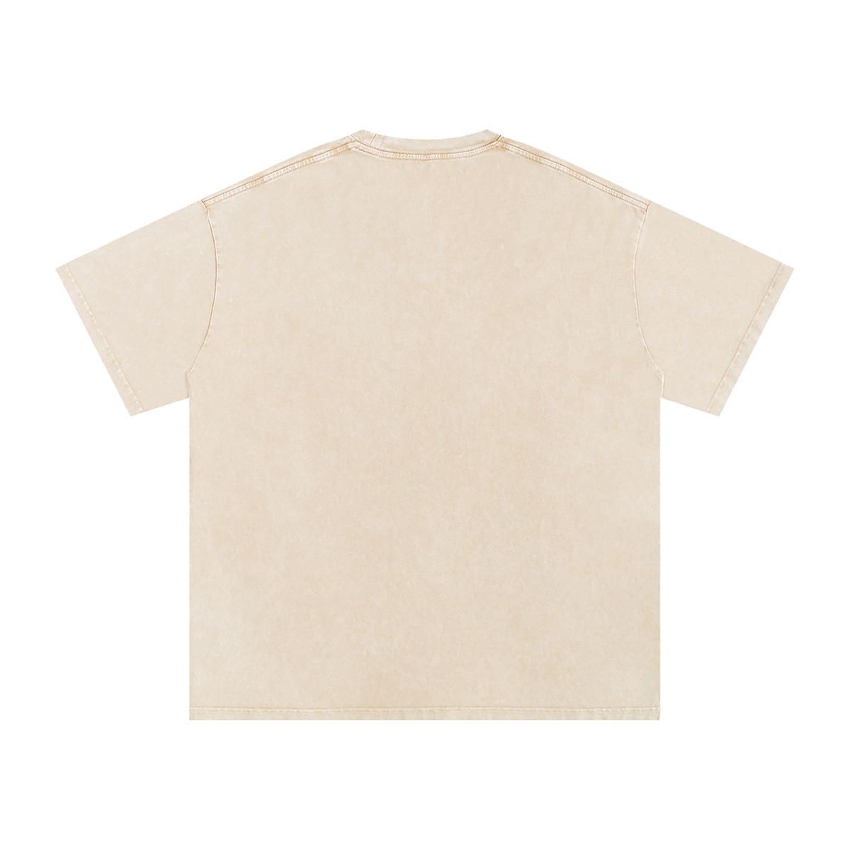 Snow Washed Oversized Cotton T-Shirt 5000
