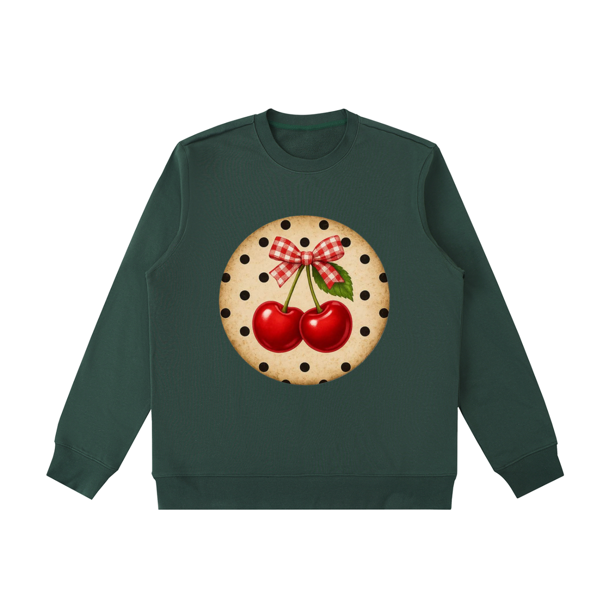 Essential Heavyweight Crewneck  Sweatshirt cherry vintage
