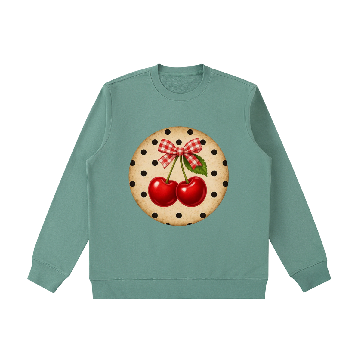 Essential Heavyweight Crewneck  Sweatshirt cherry vintage