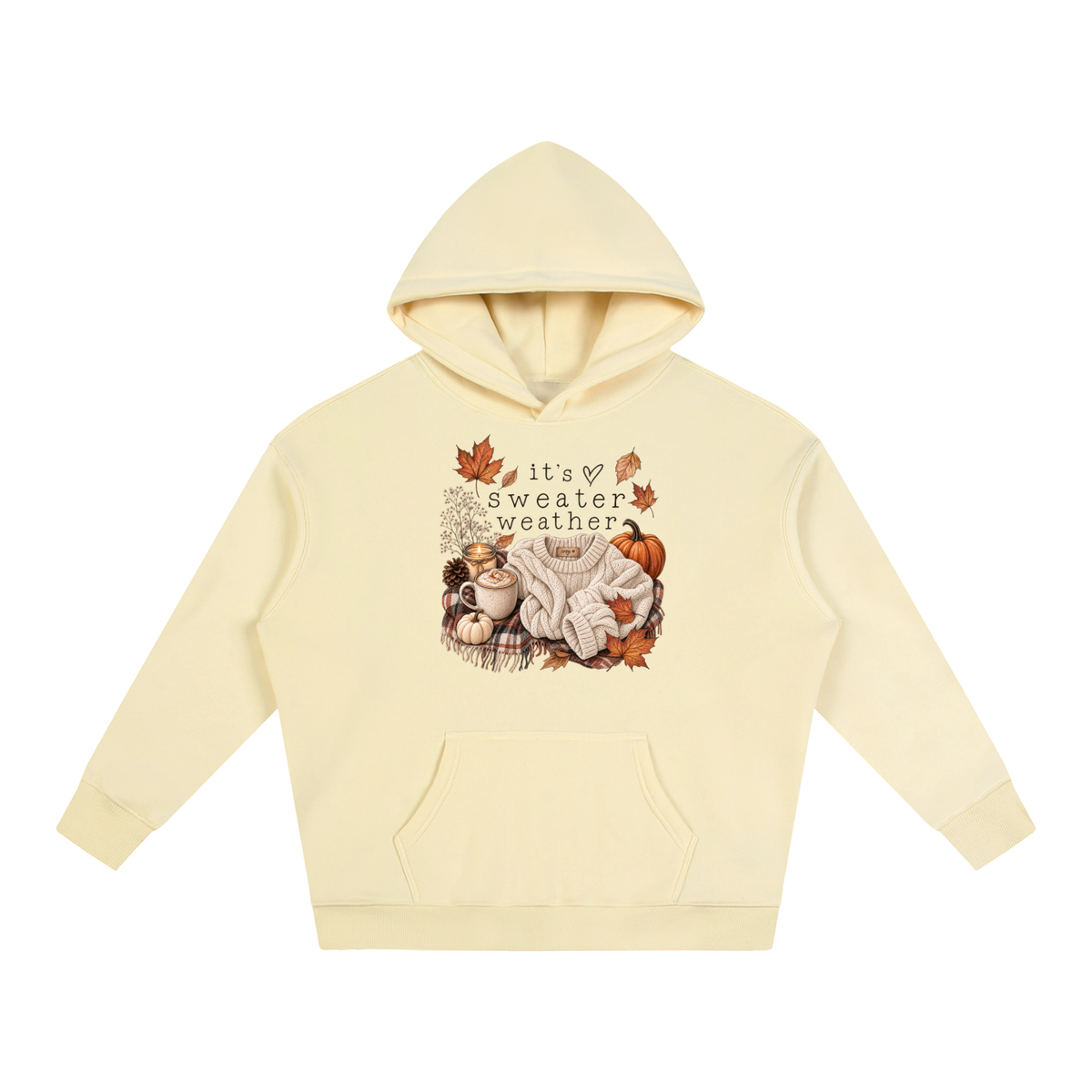 Oversize Fleeced Hoodie
