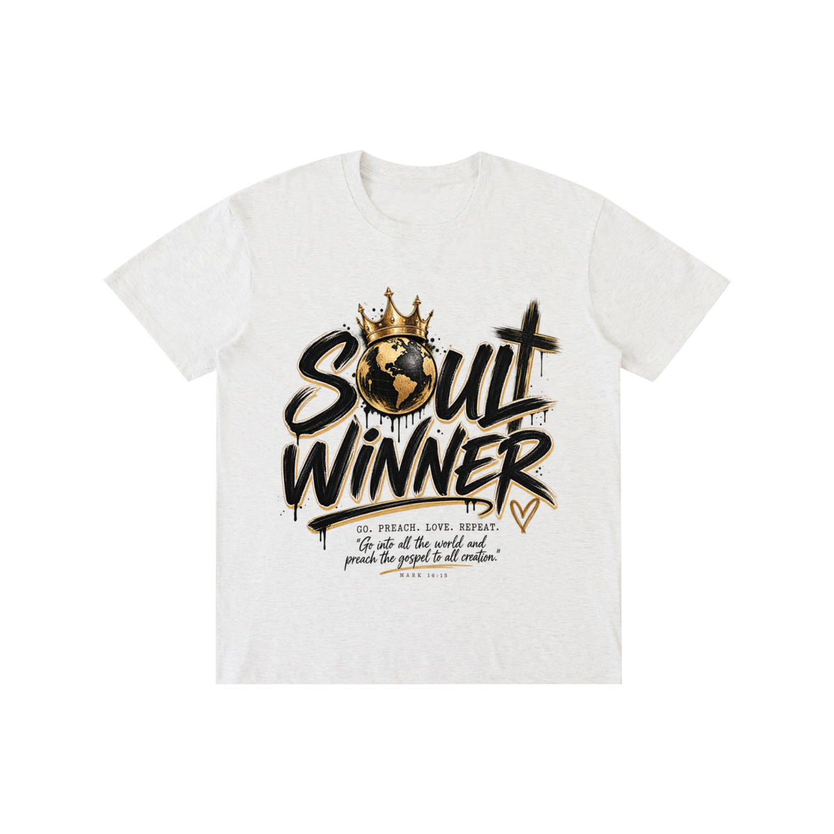 Pure Cotton Unisex T-Shirt Soul winner