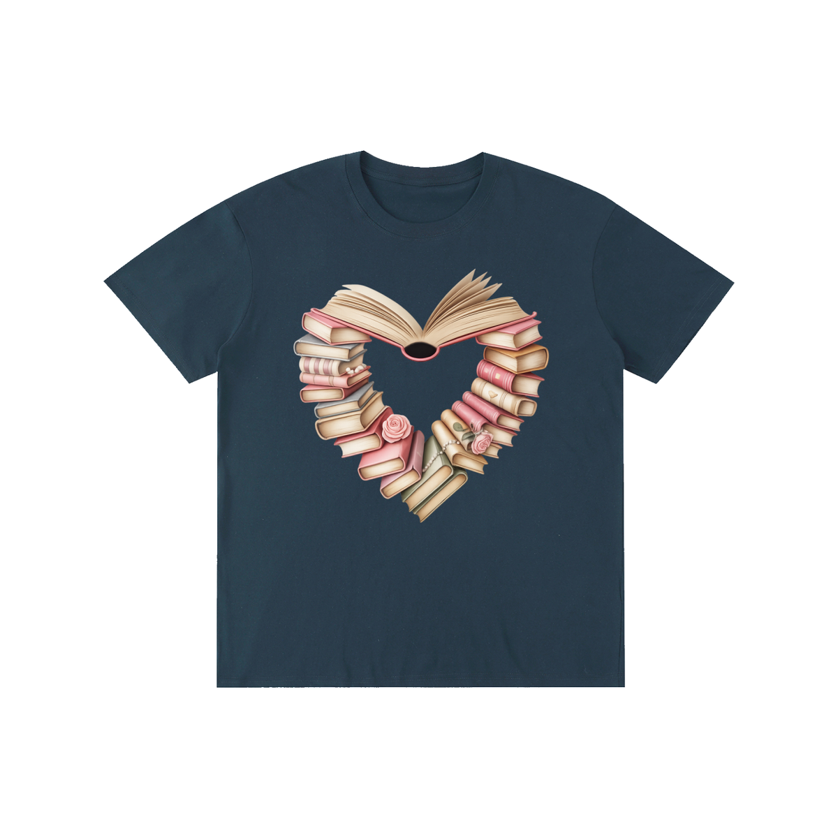 Pure Cotton Unisex T-Shirt heartbooks