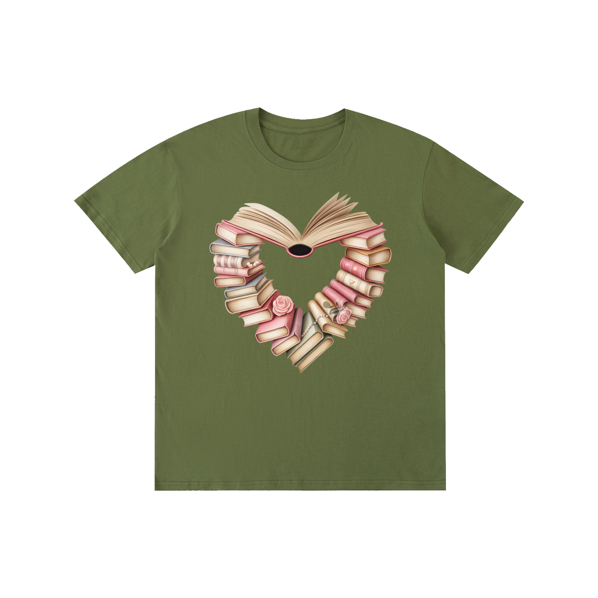 Pure Cotton Unisex T-Shirt heartbooks