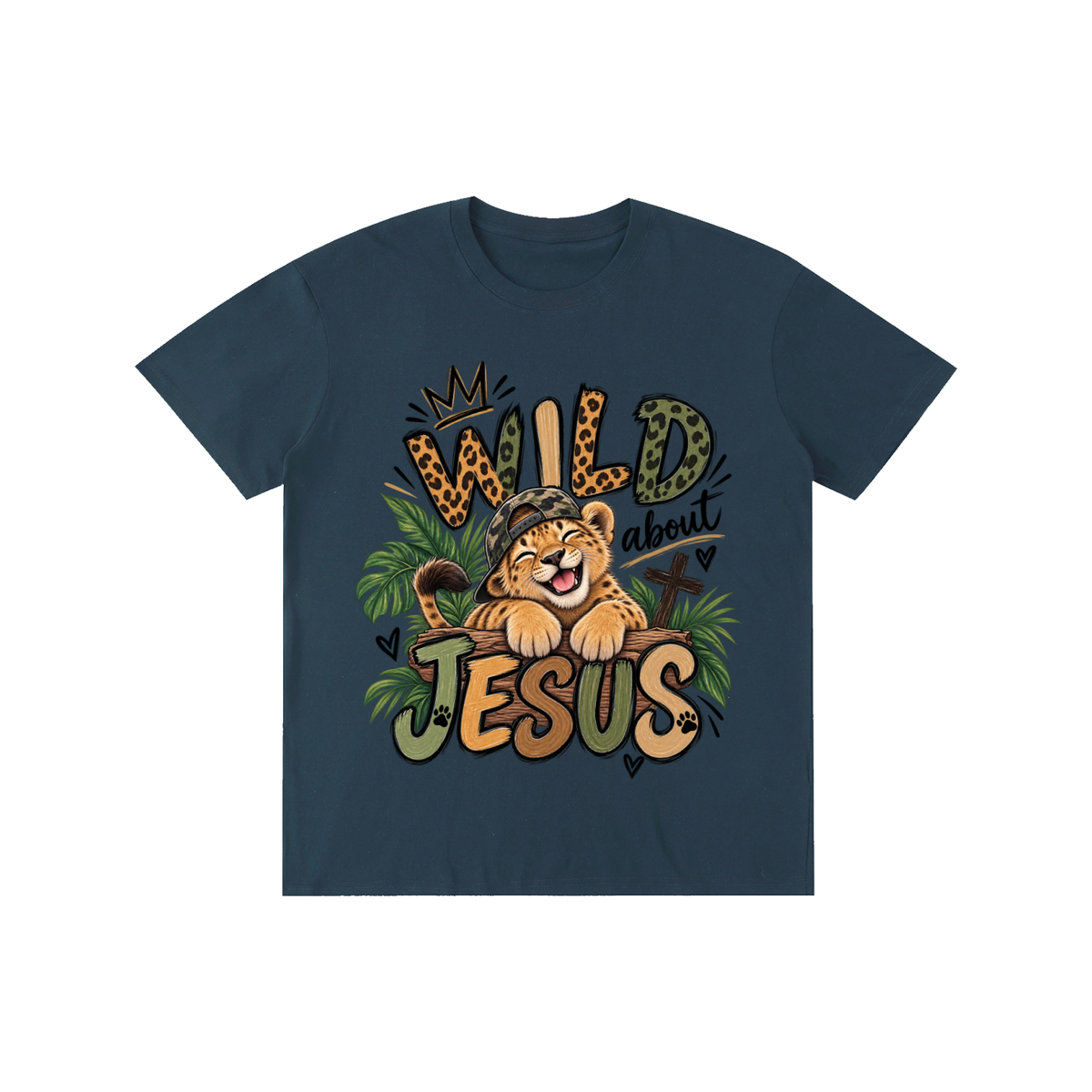 Pure Cotton Unisex T-Shirt Wild about Jesus