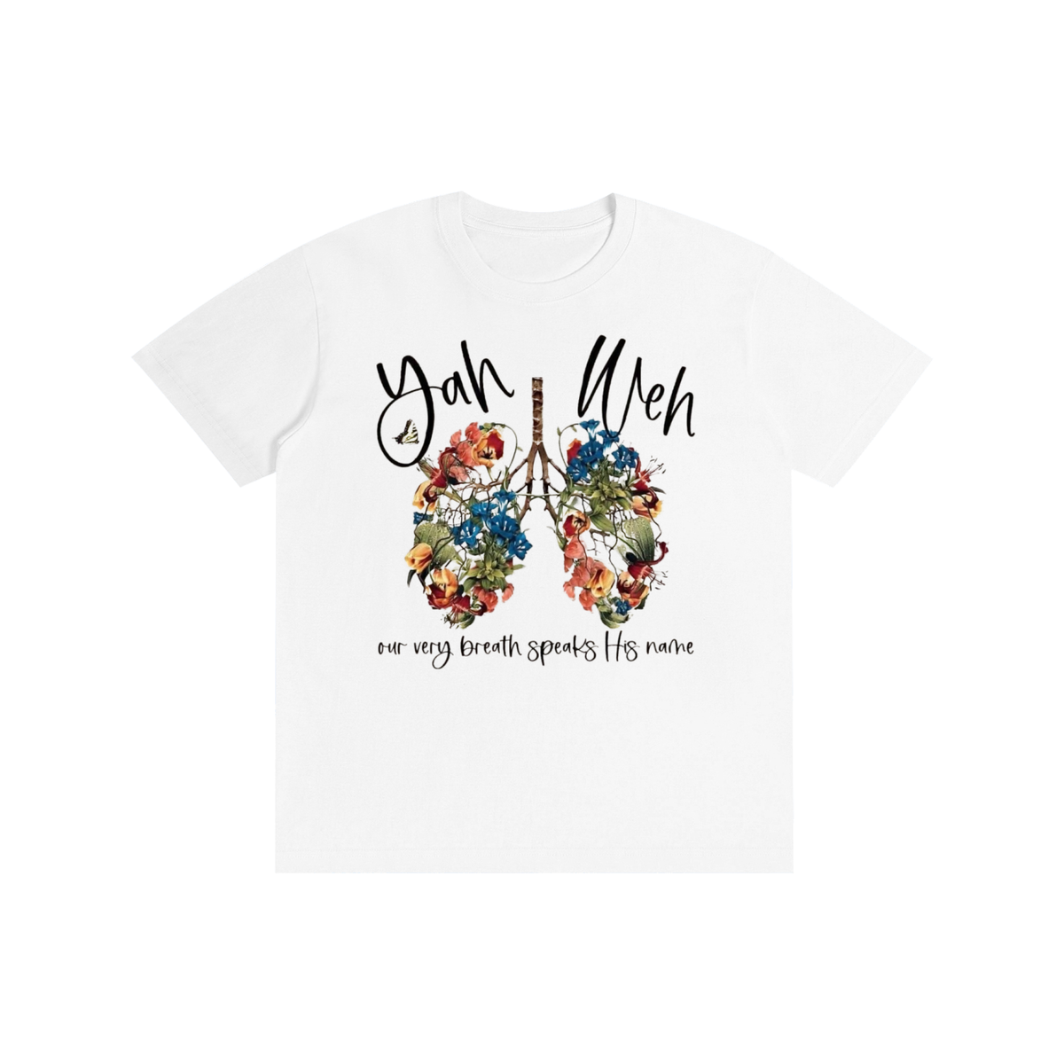 Pure Cotton Unisex T-Shirt Yahweh lungs