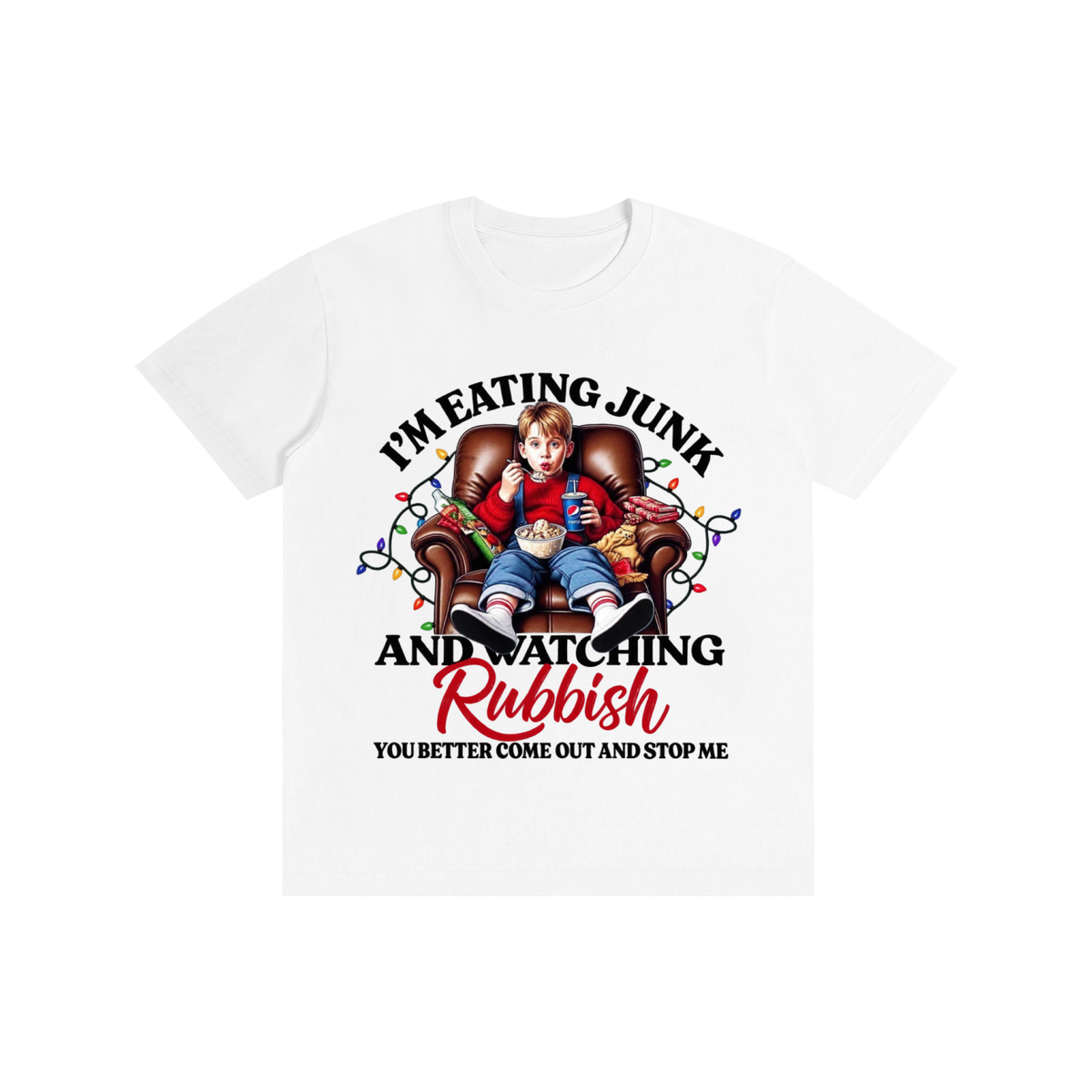 Pure Cotton Unisex T-Shirt home alone