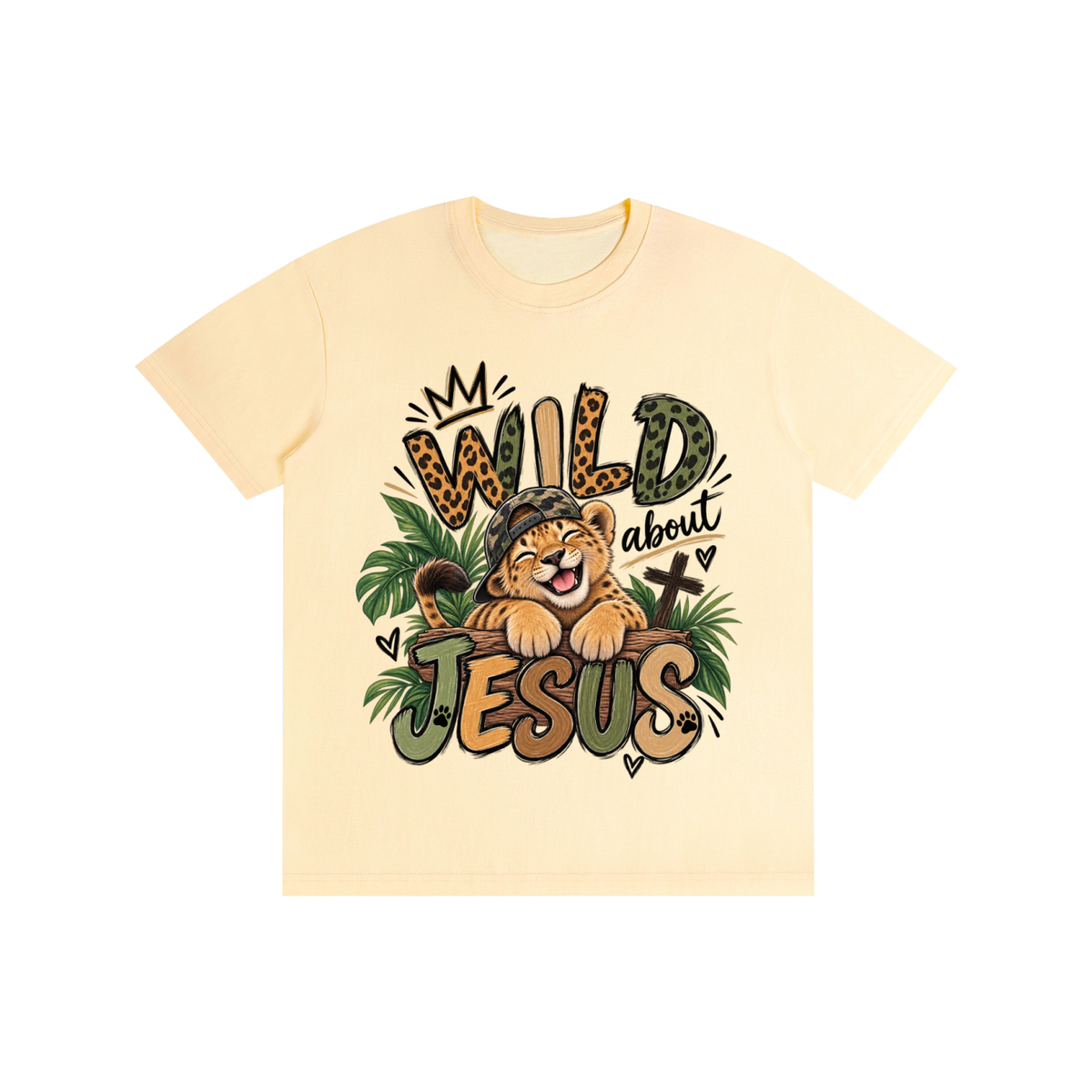 Pure Cotton Unisex T-Shirt Wild about Jesus