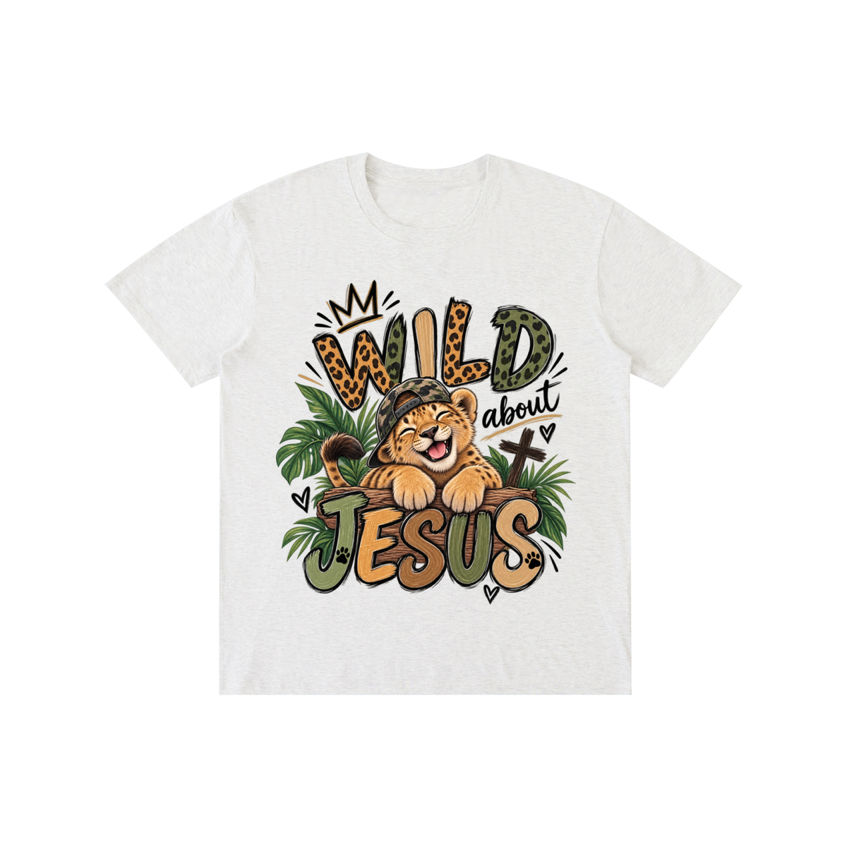 Pure Cotton Unisex T-Shirt Wild about Jesus