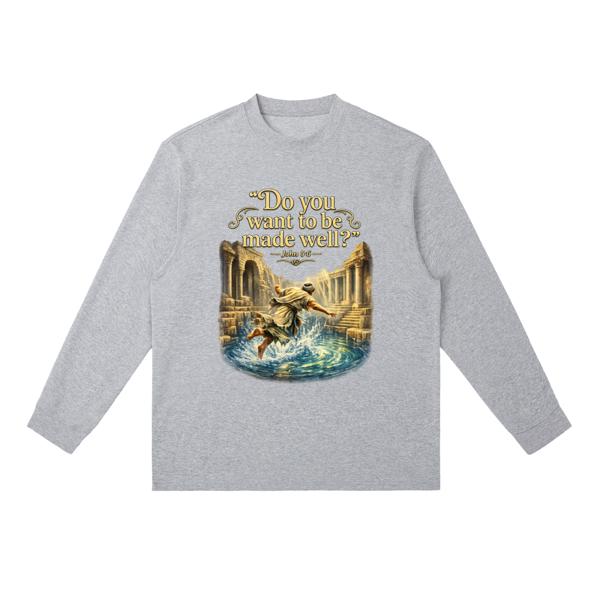 Essential Crewneck Long-Sleeve T-Shirt