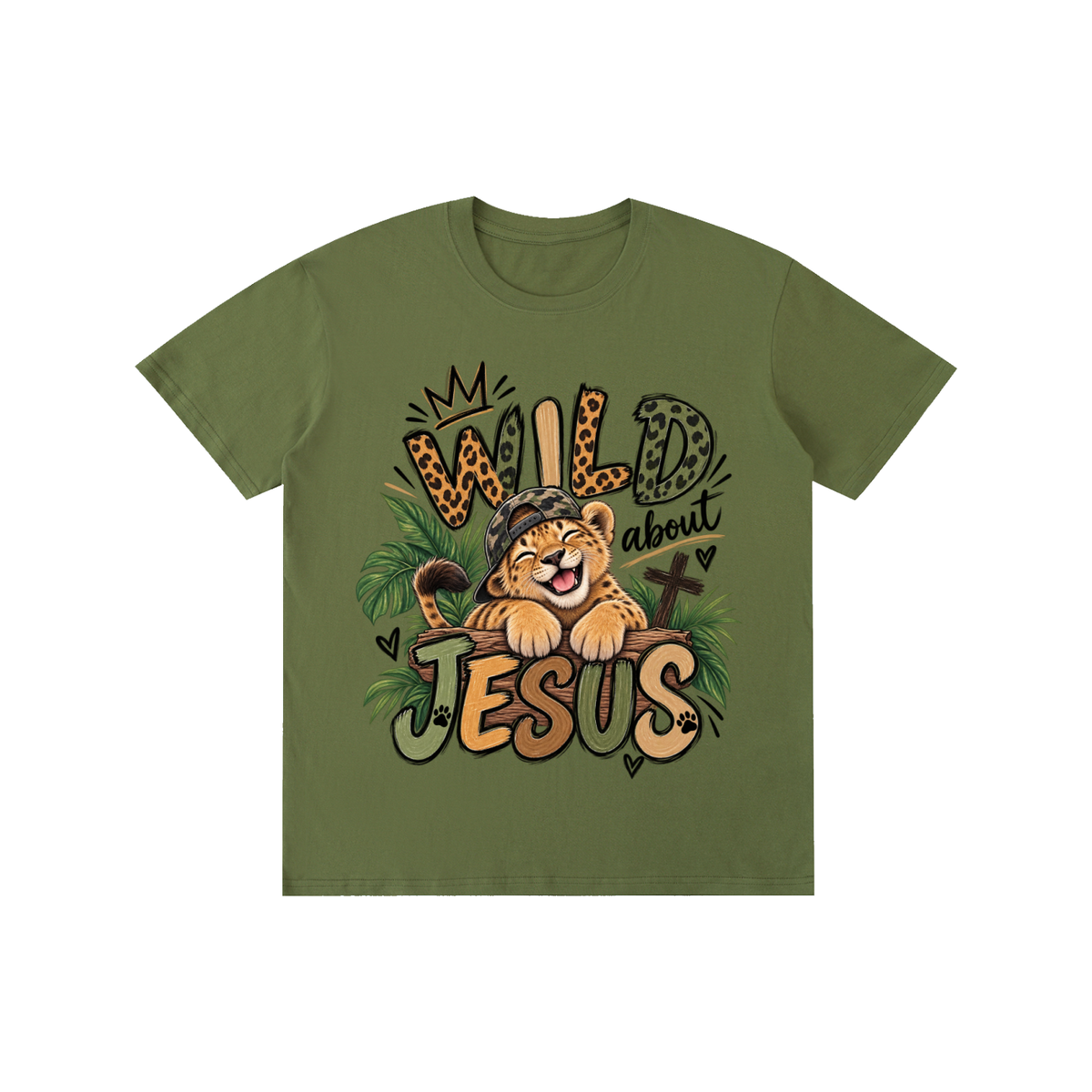Pure Cotton Unisex T-Shirt Wild about Jesus