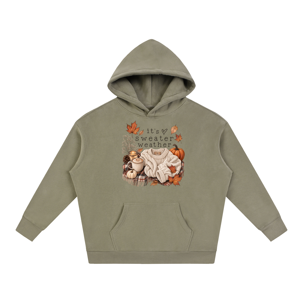 Oversize Fleeced Hoodie