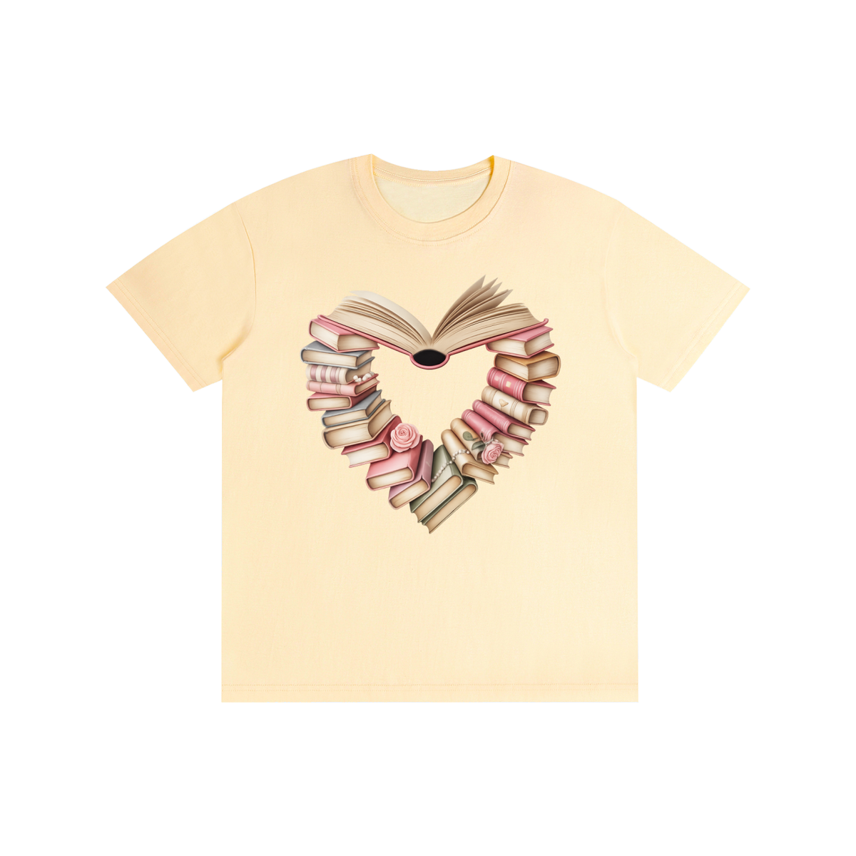 Pure Cotton Unisex T-Shirt heartbooks