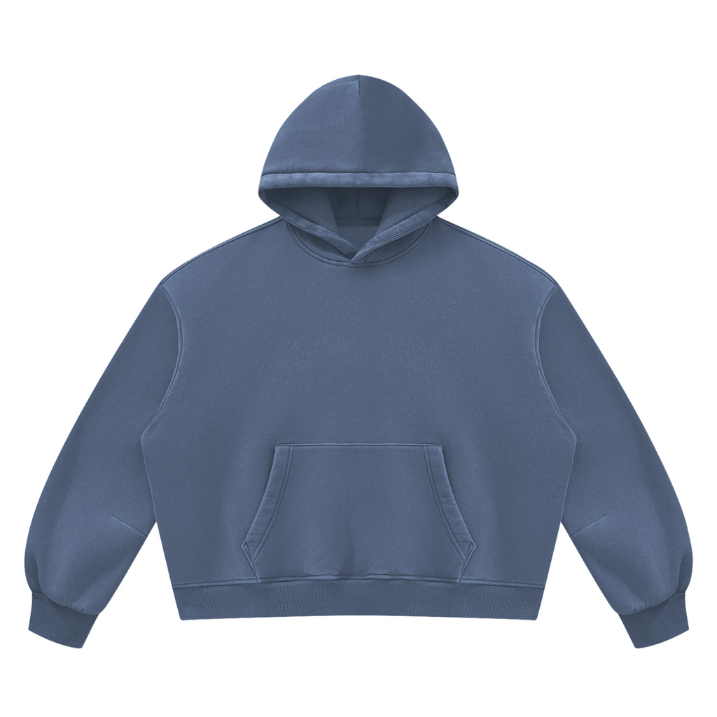 Unisex Vintage Wash Boxy Fleece Hoodie consider