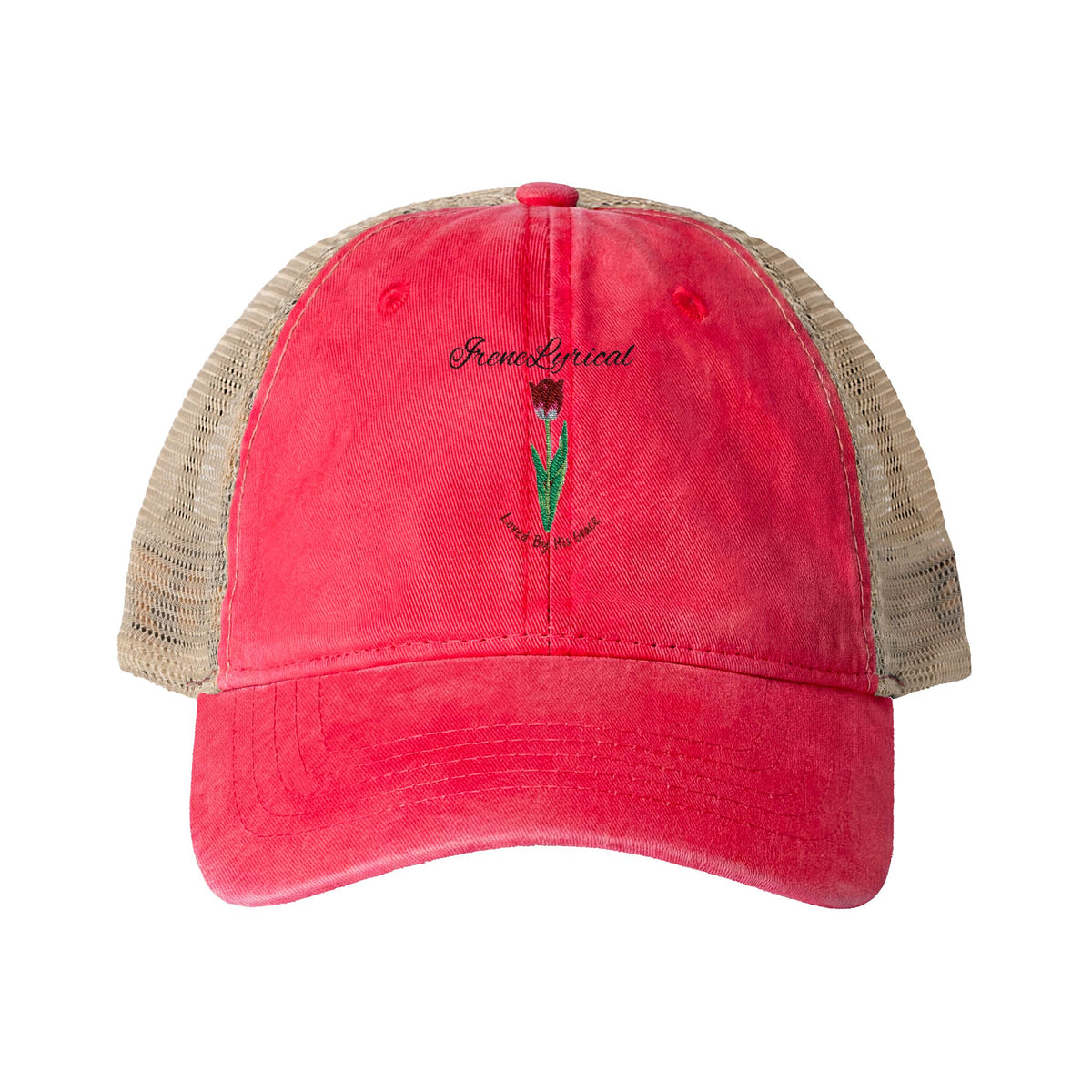 Irene Lyrical Tulip Women's Washed Mesh-Back Cap