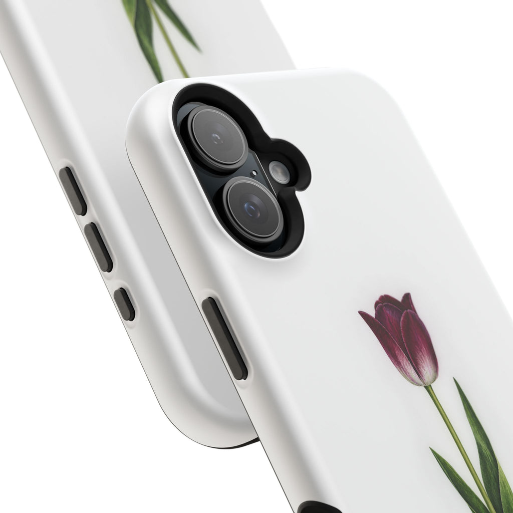 Impact-Resistant Phone Case — “Loved By His Grace” Tulip Design