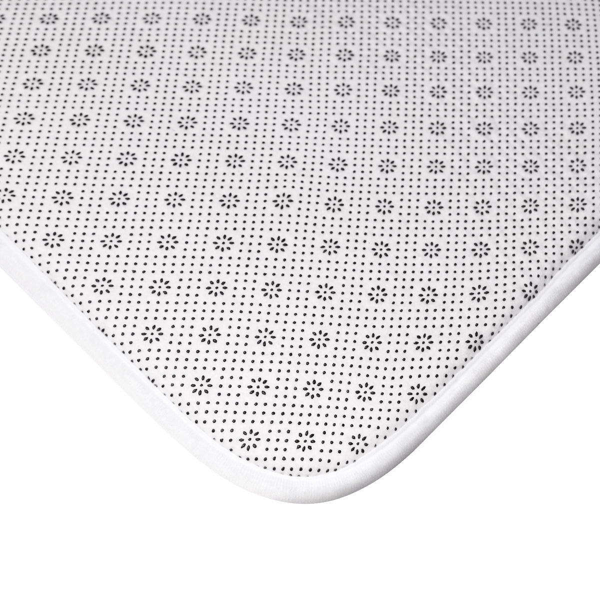 Loved By His Grace Tulip Bath Mat — Floral Christian Bathroom Rug