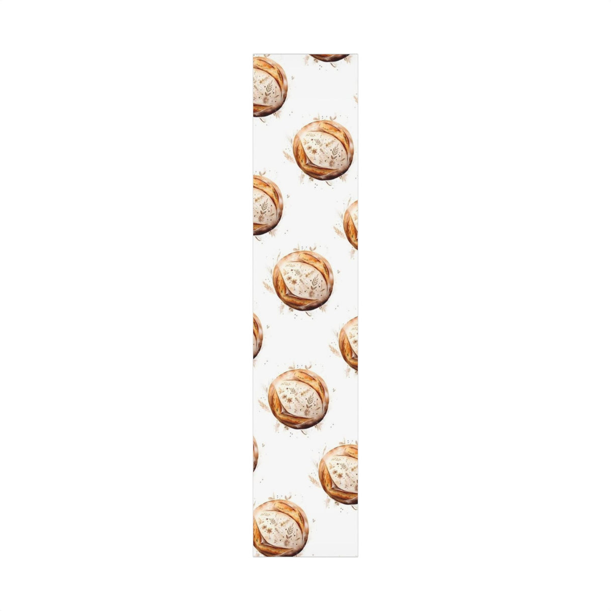 Botanical Cookie Pattern Gift Wrap — Neutral Baked Goods Wrapping Paper for Bakers & Food Lovers