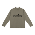 Essential Non-Shrink Mock Neck Sweatshirt Praise and worship
