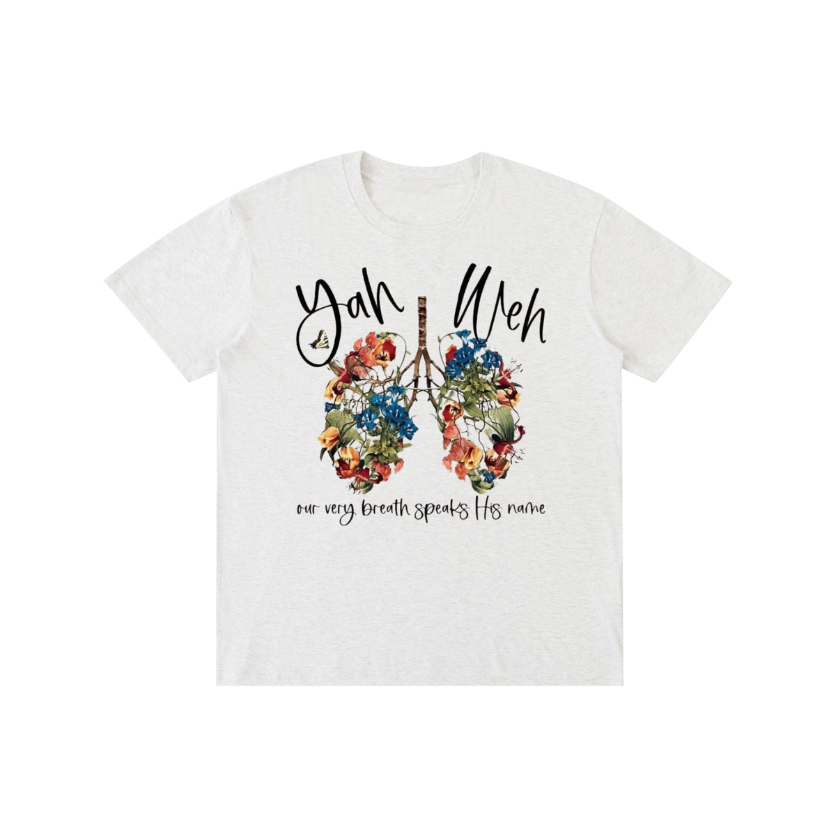 Pure Cotton Unisex T-Shirt Yahweh lungs