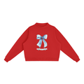 Essential Fleece Mock-Neck Crew Sweatshirt