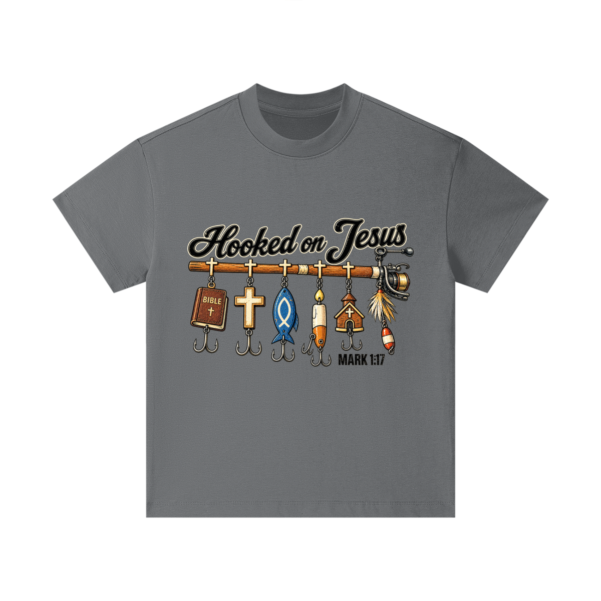 Pure Cotton Essential Kids T-Shirt HookedonJesus
