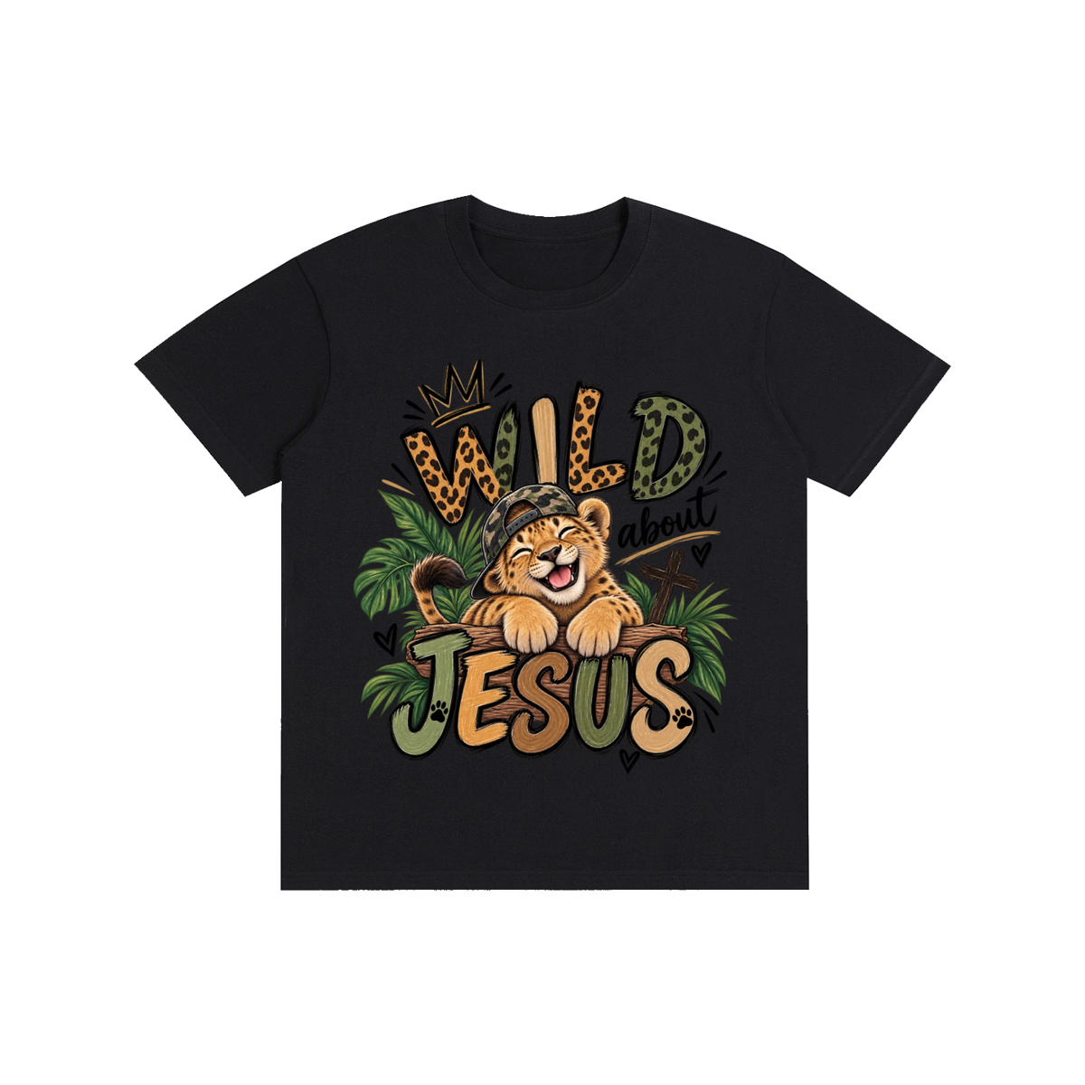 Pure Cotton Unisex T-Shirt Wild about Jesus