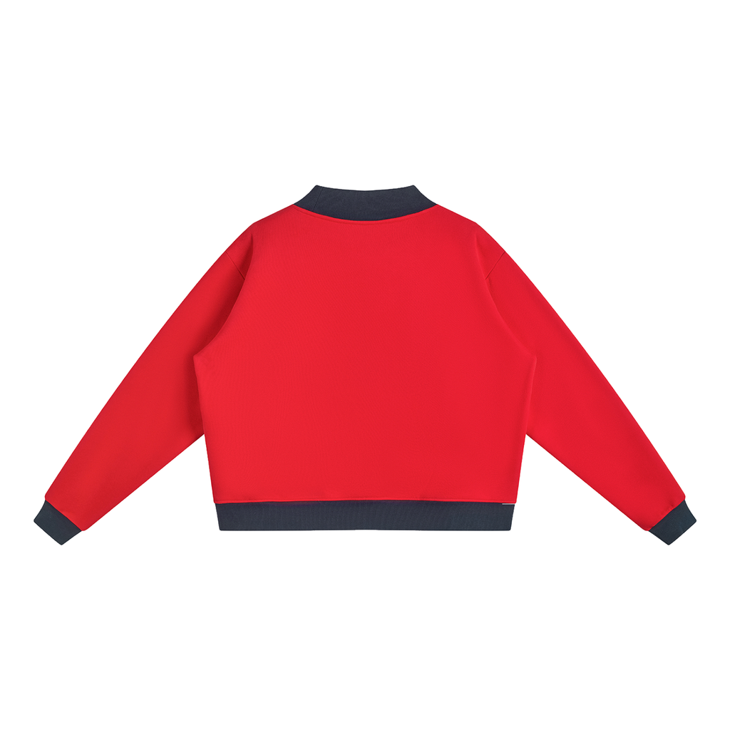 Women’s Mock Neck Crewneck Sweatshirt Irene Lyric