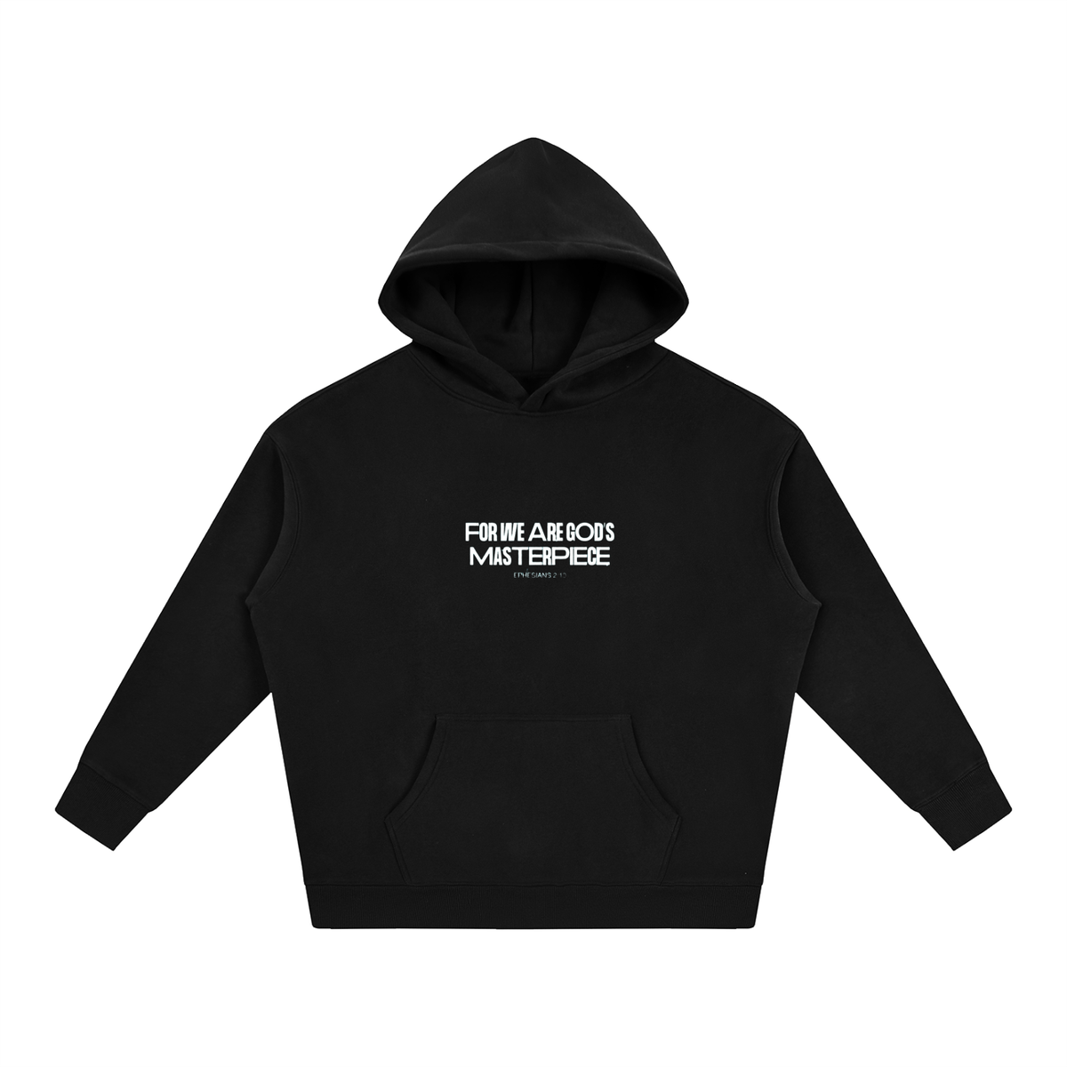 Oversize Fleeced Hoodie Gods masterpiece