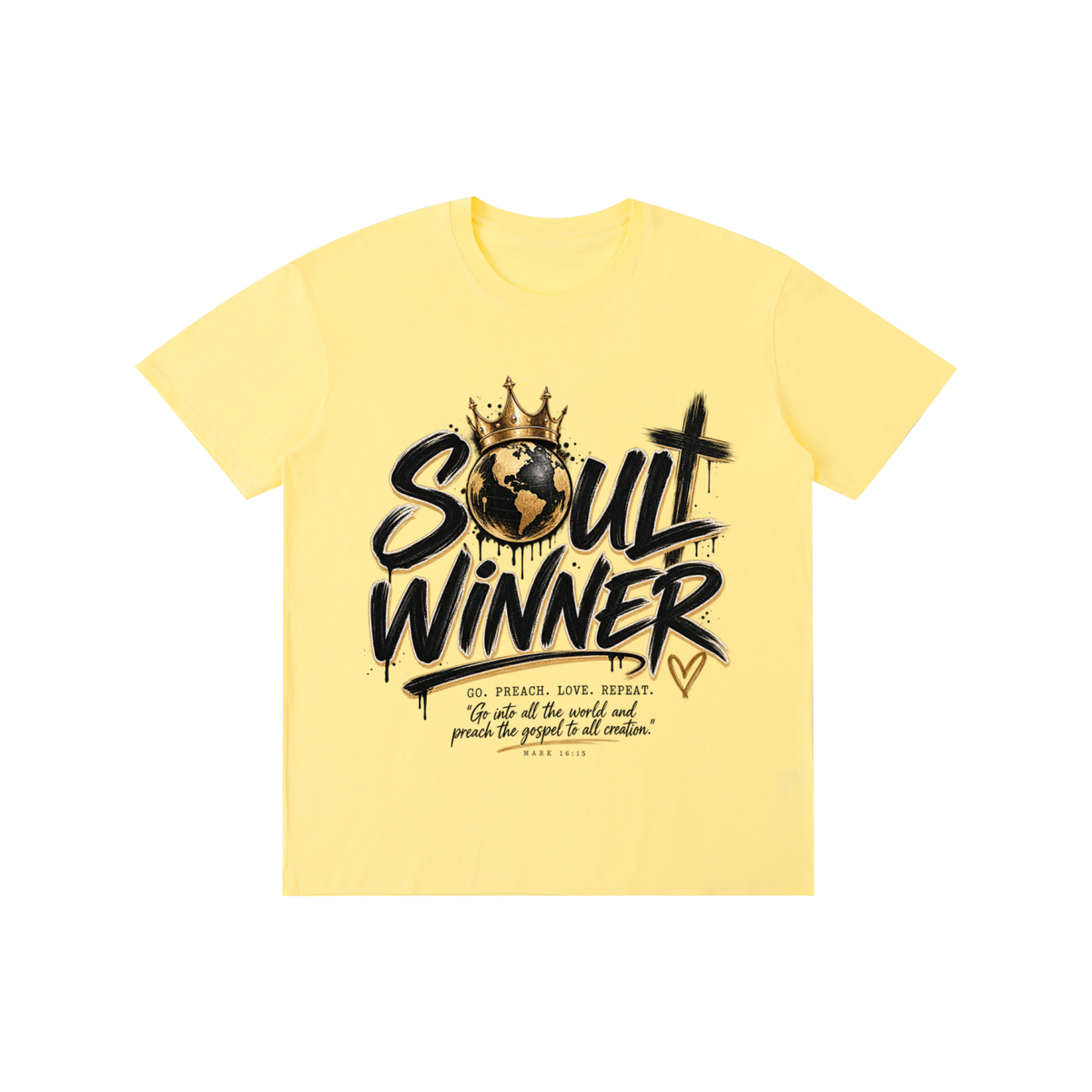 Pure Cotton Unisex T-Shirt Soul winner