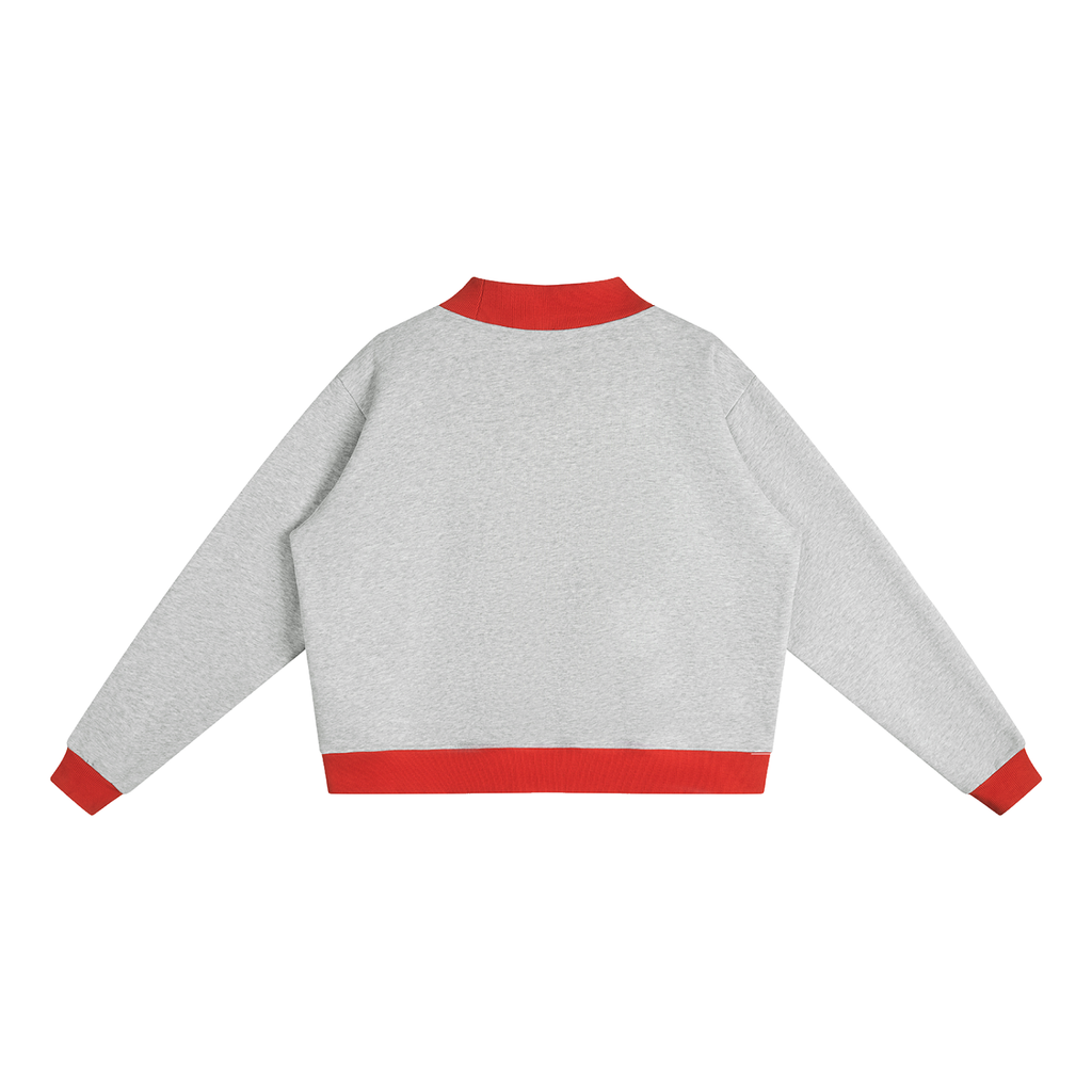 Women’s Mock Neck Crewneck Sweatshirt Irene Lyric
