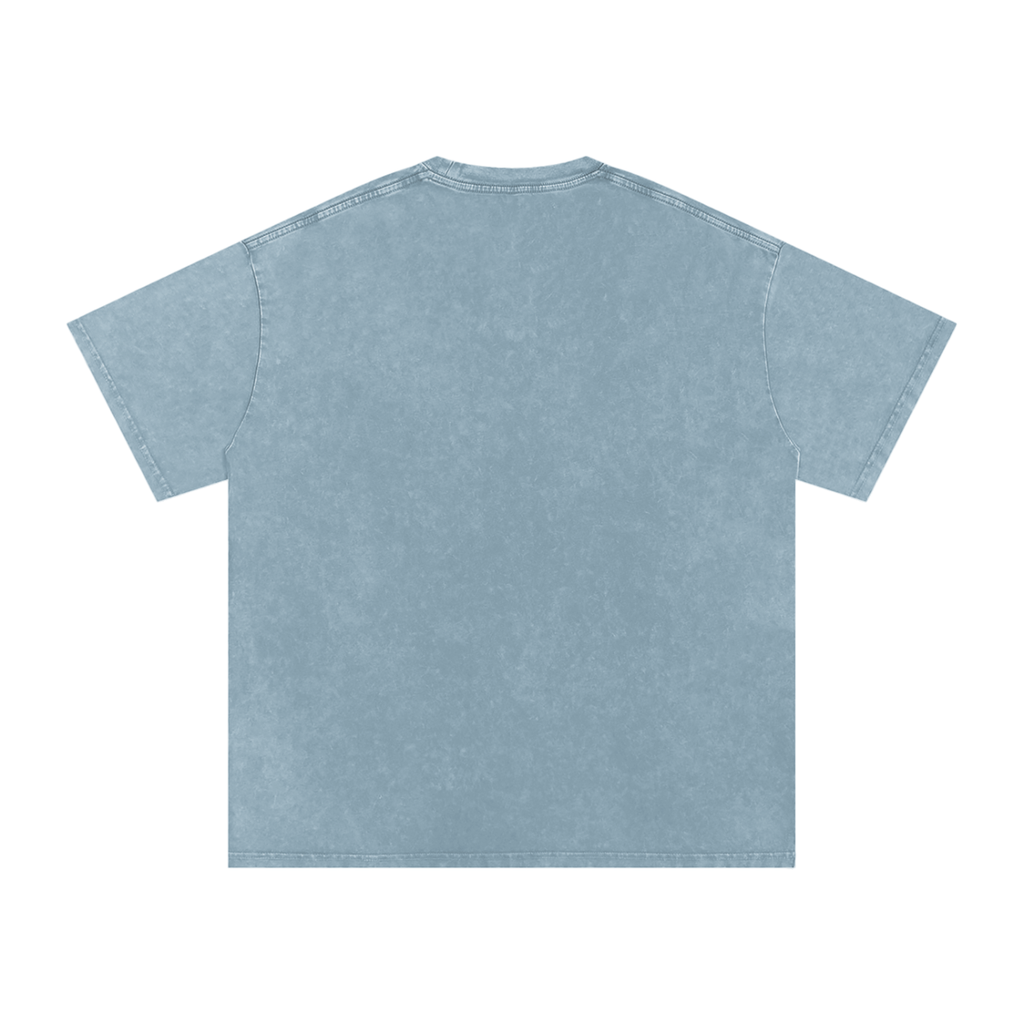 Snow Washed Oversized Cotton T-Shirt Spirit-filled