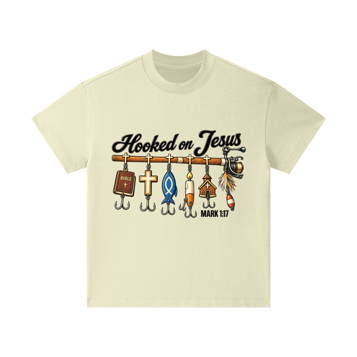 Pure Cotton Essential Kids T-Shirt HookedonJesus