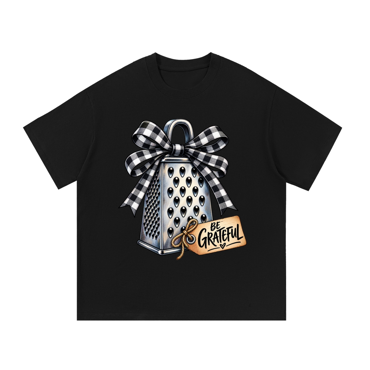 Essential Cotton T-Shirt Be grateful