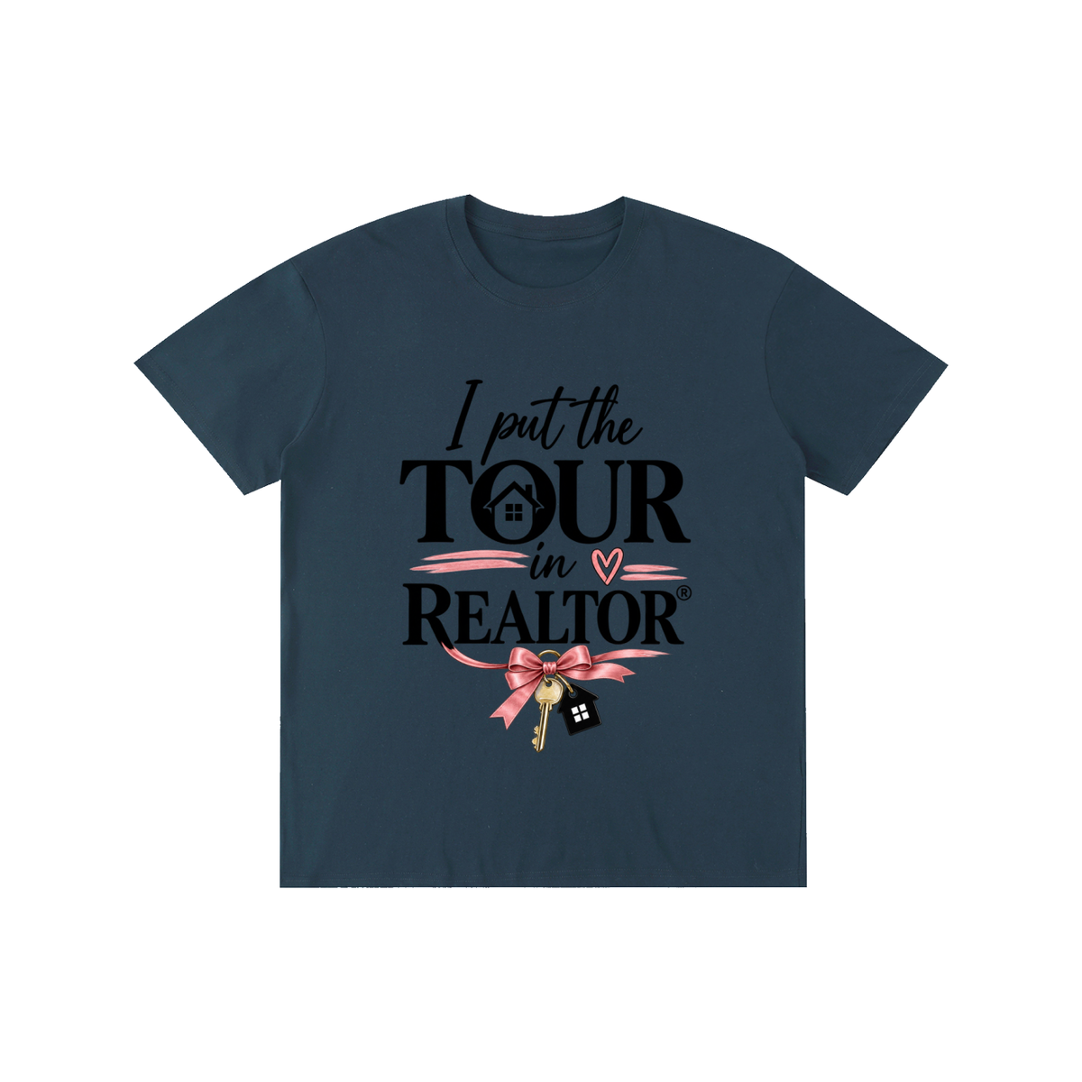 Pure Cotton Unisex T-Shirt I put the tour in REALATOUR