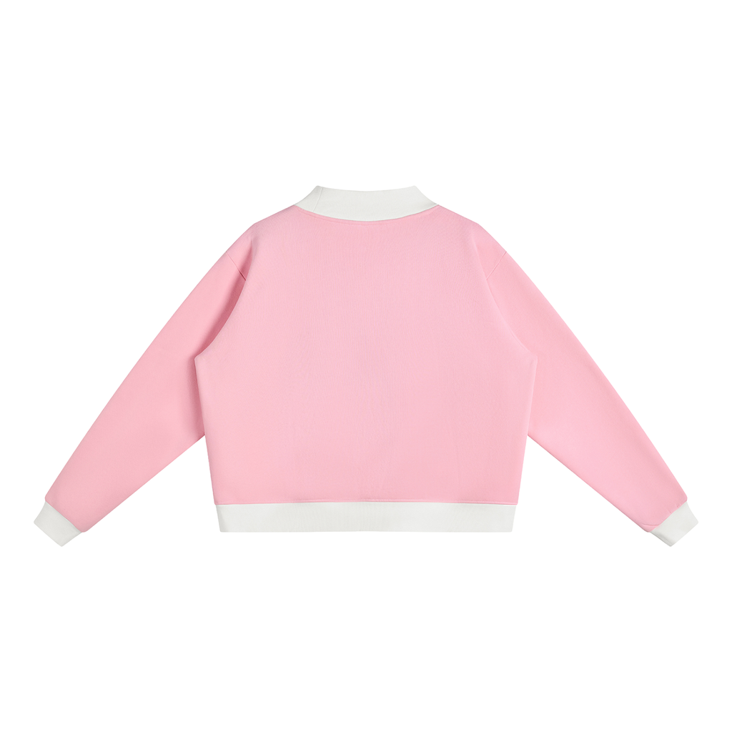 Women’s Mock Neck Crewneck Sweatshirt Irene Lyric
