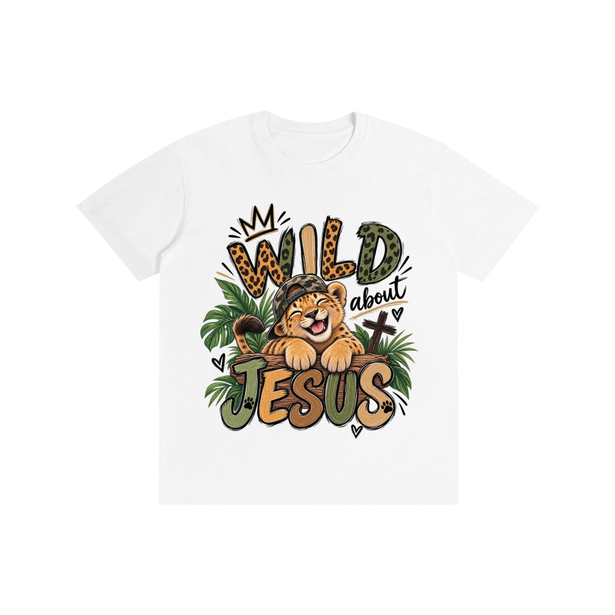 Pure Cotton Unisex T-Shirt Wild about Jesus