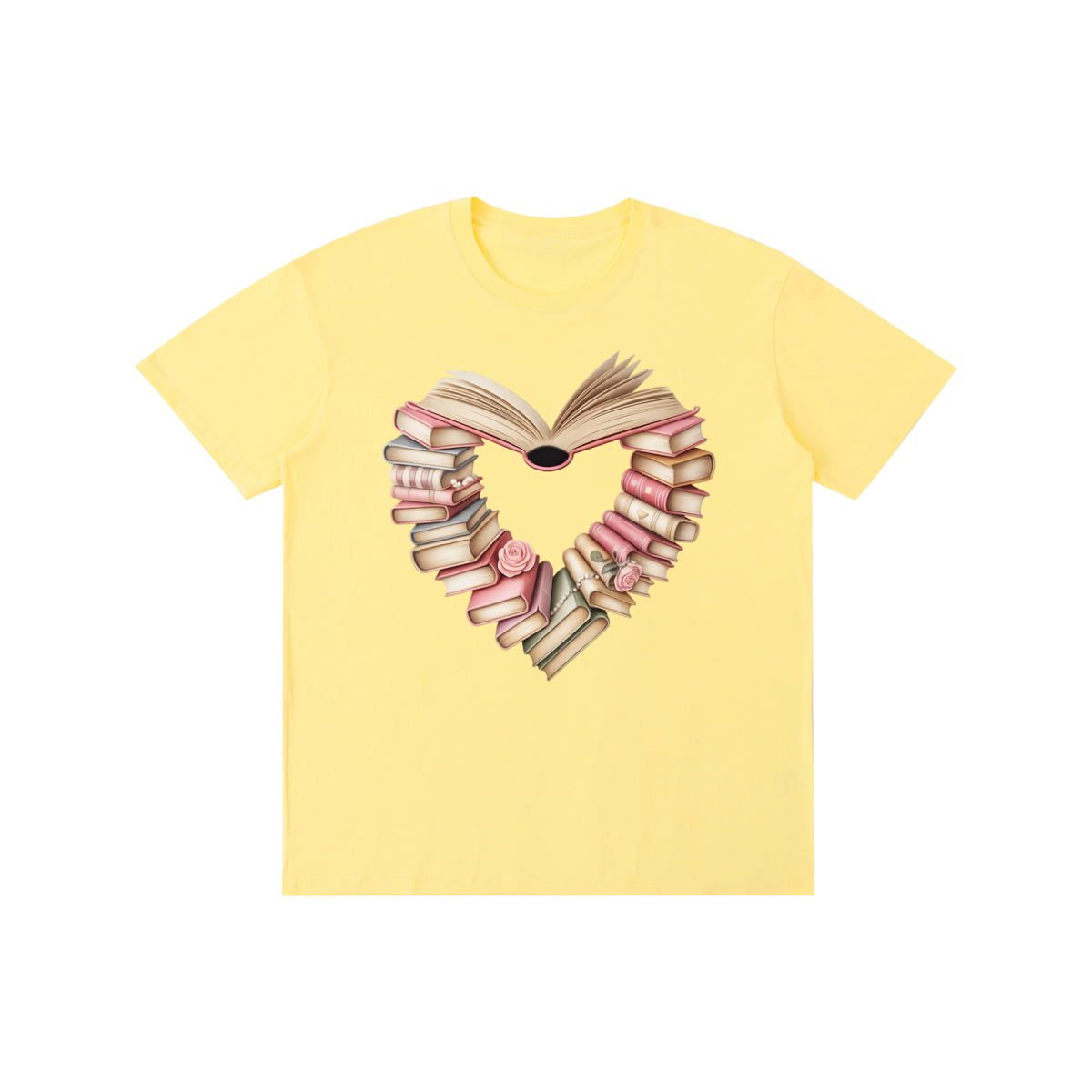 Pure Cotton Unisex T-Shirt heartbooks